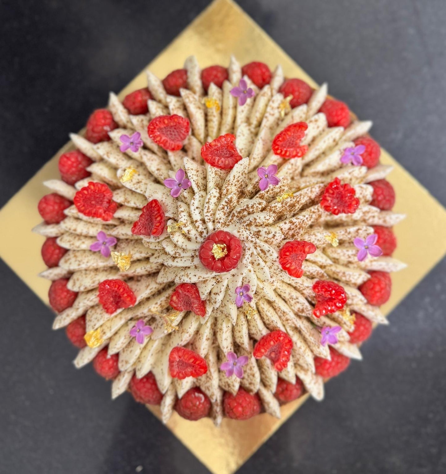 Tarte Vanille Framboise