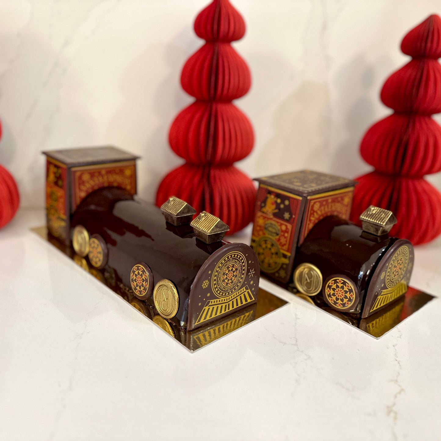 Bûche de Noël Locomotive