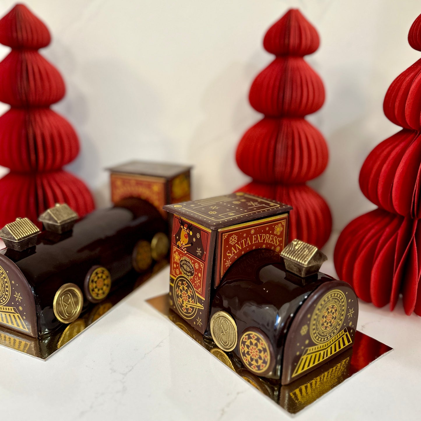 Bûche de Noël Locomotive