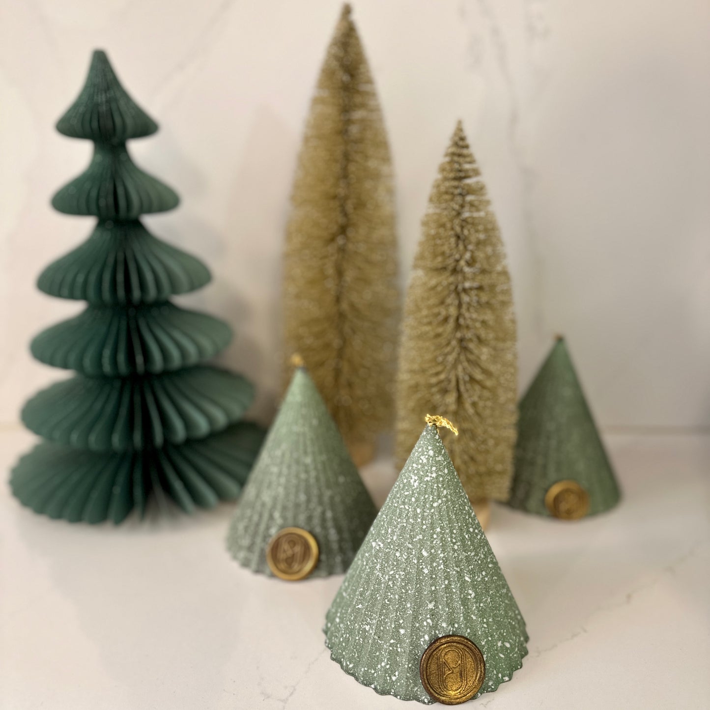 Sapin de Noël Vert Praliné