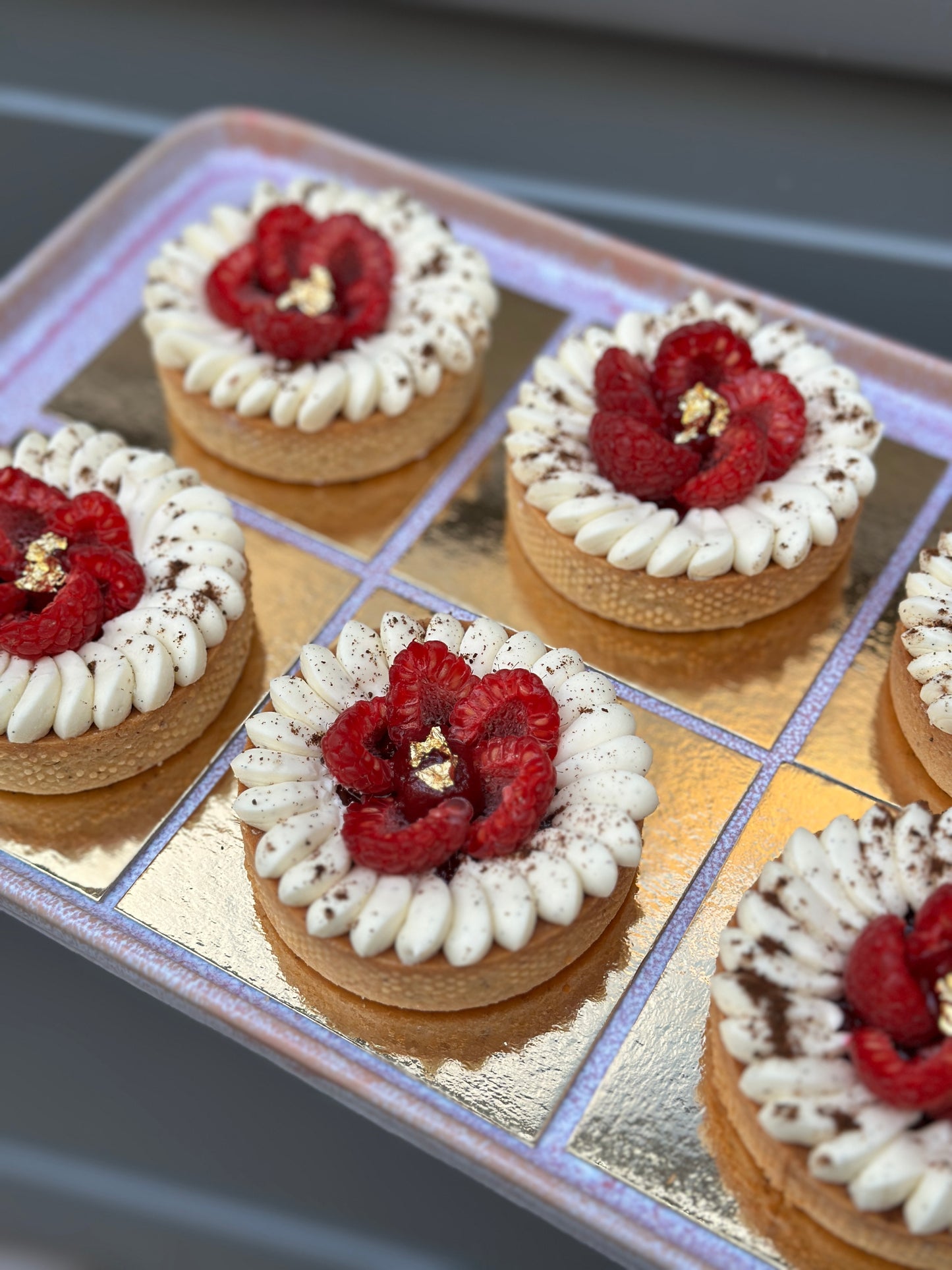 Tarte Vanille Framboise