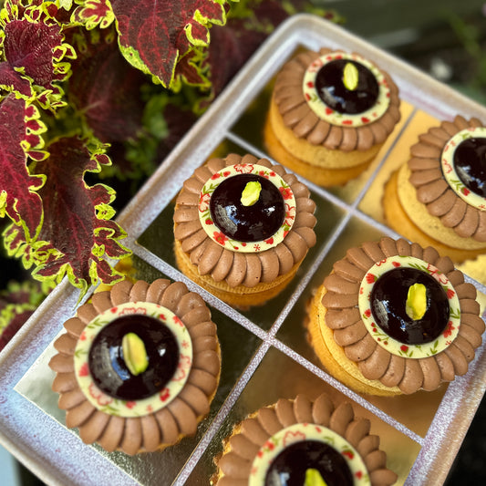 Tarte Cassis - Pistache & Chocolat