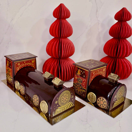 Bûche Chocolat Praliné "Locomotive"