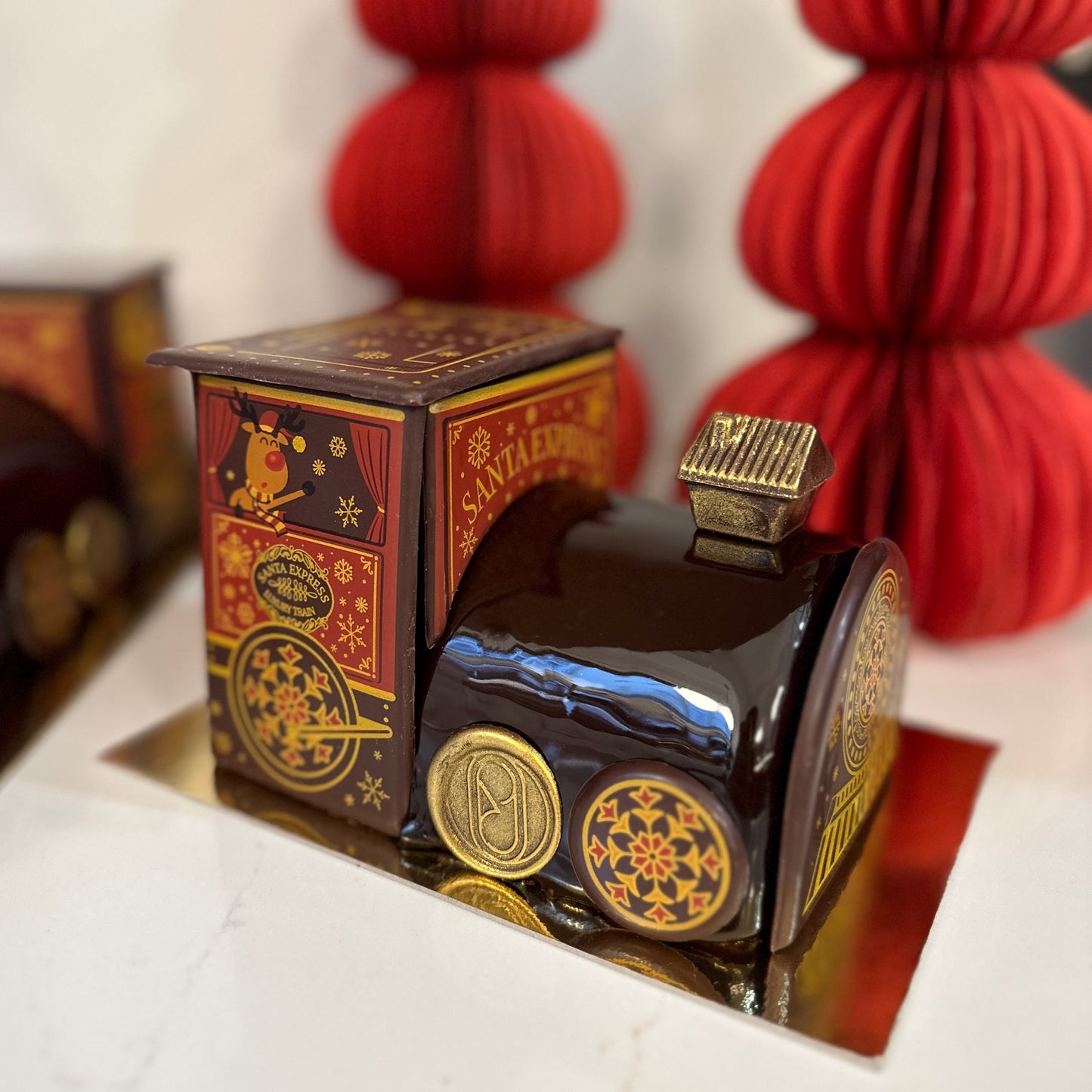 Bûche Chocolat Praliné "Locomotive"