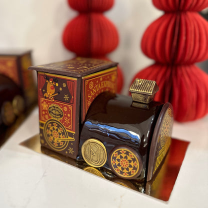 Bûche Chocolat Praliné "Locomotive"